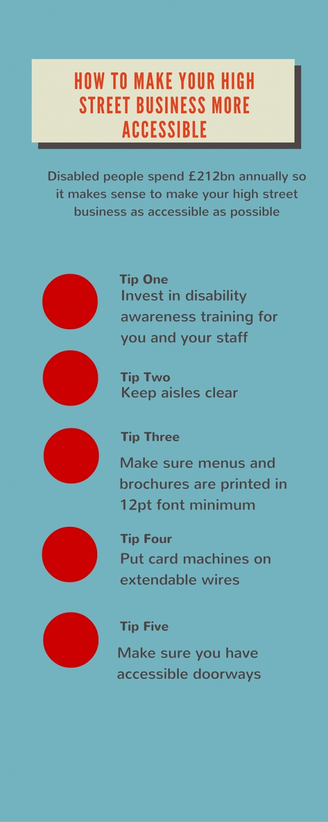 How to make your high street business more accessible Enhance the UK