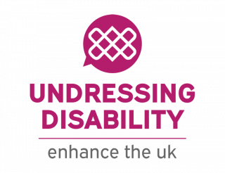 The undressing disability logo