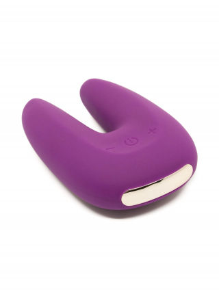 Picture of the stimulator. It's purple and in a u shape